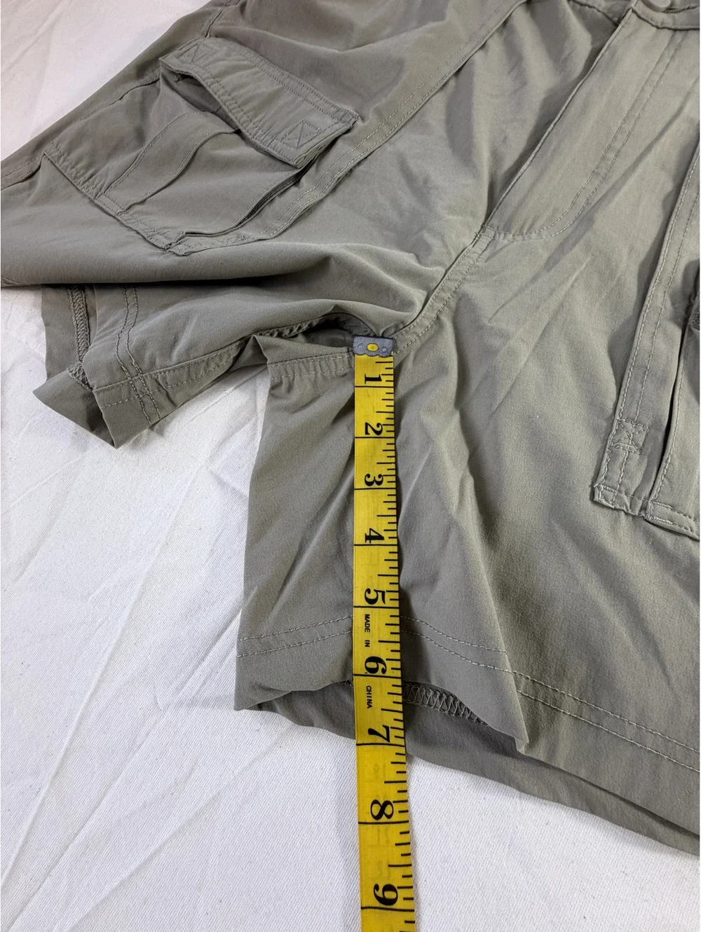 Lot of 3 Weekender‎ Brand Sportswear Mens Cargo Shorts 36 Khaki Nylon Spandex AJ